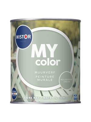 Histor MY color Muurverf Extra Mat - Aquamarine Dream Histor MY color Muurverf Extra Mat - Aquamarine Dream