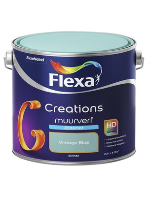 Flexa Creations Muurverf Zijdemat - Vintage Blue