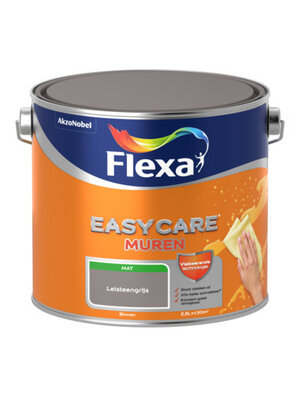 Flexa Easycare Muurverf Mat - Leisteengrijs - 2,5 liter