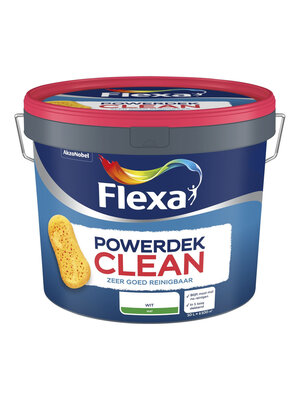 Flexa Powerdek Clean - Wit Flexa Powerdek Clean - Wit