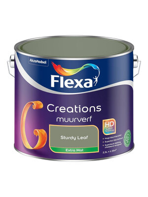 Flexa Creations Muurverf Extra Mat - Sturdy Leaf Flexa Creations Muurverf Extra Mat - Sturdy Leaf