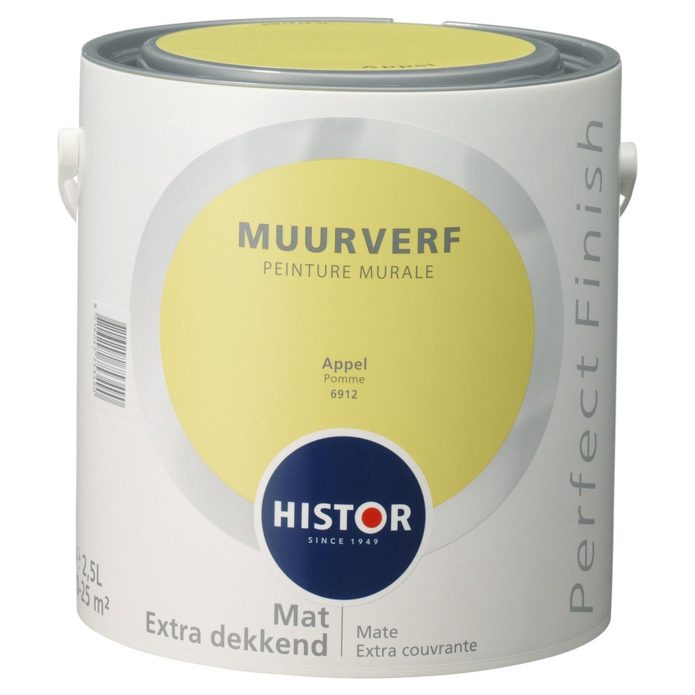 Histor Perfect Finish Muurverf Mat - Appel - 2,5 liter