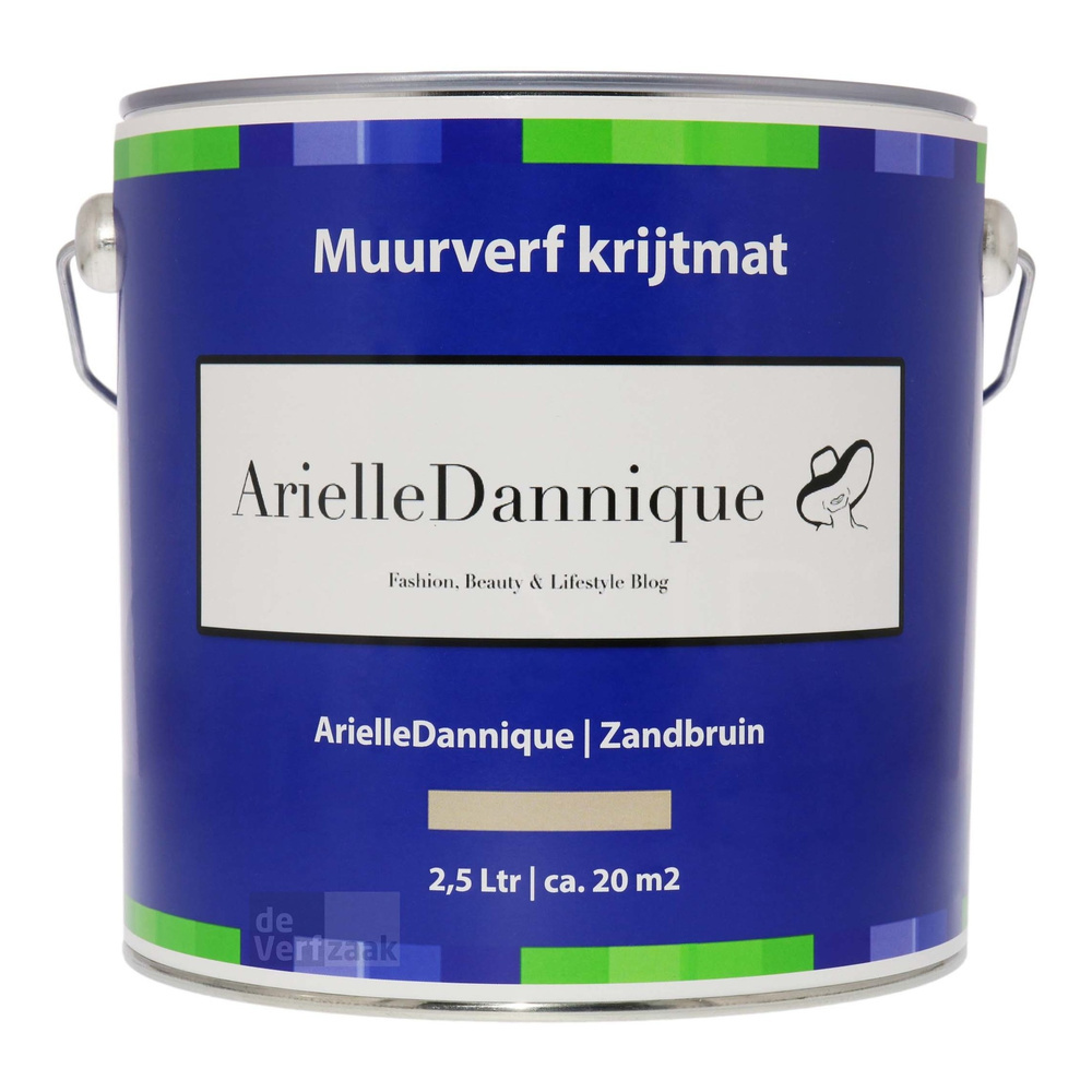 ArielleDannique Muurverf Krijtmat - 2,5 liter Zandbruin