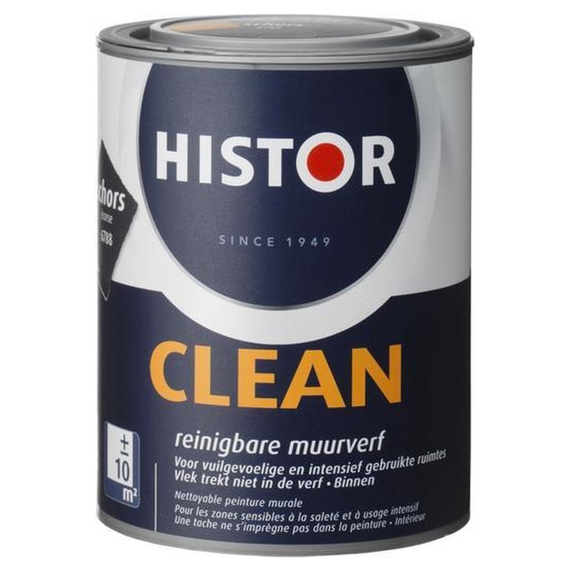 Histor Clean Muurverf - 1 liter - Schors