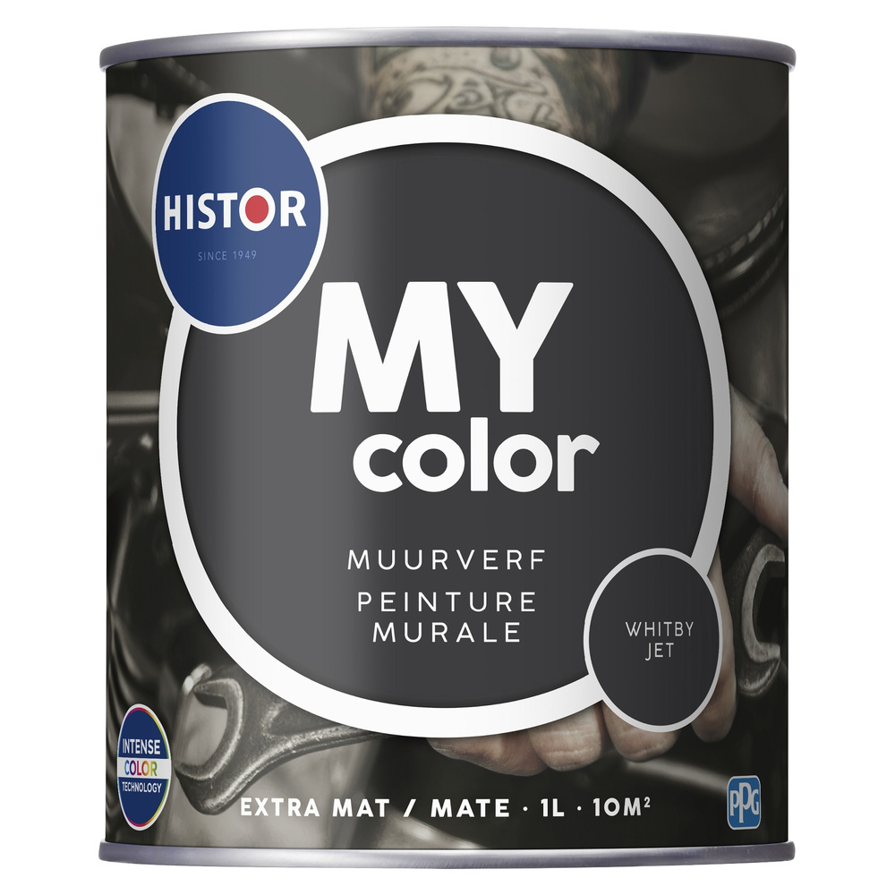 Histor MY color Muurverf Extra Mat - Whitby Jet