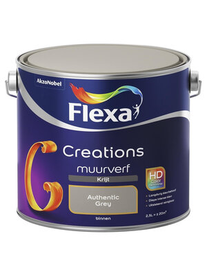 Flexa Creations Muurverf Krijt - Authentic Grey Flexa Creations Muurverf Krijt - Authentic Grey