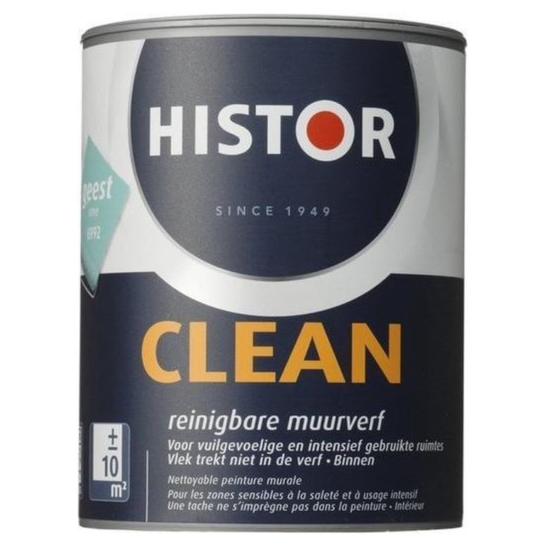 Histor Clean Muurverf - 1 liter - Geest
