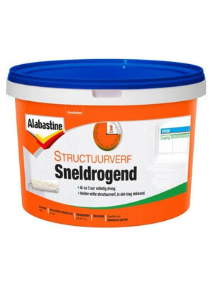Alabastine Structuurverf Sneldrogend Extra Fijn - 5 liter Alabastine Structuurverf Sneldrogend Extra Fijn - 5 liter