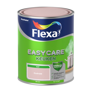 Flexa Easycare Muurverf Keuken Mat - Oudroze - 1 liter