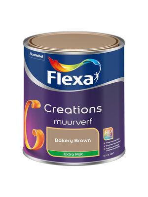 Flexa Creations Muurverf Extra Mat - Bakery Brown Flexa Creations Muurverf Extra Mat - Bakery Brown