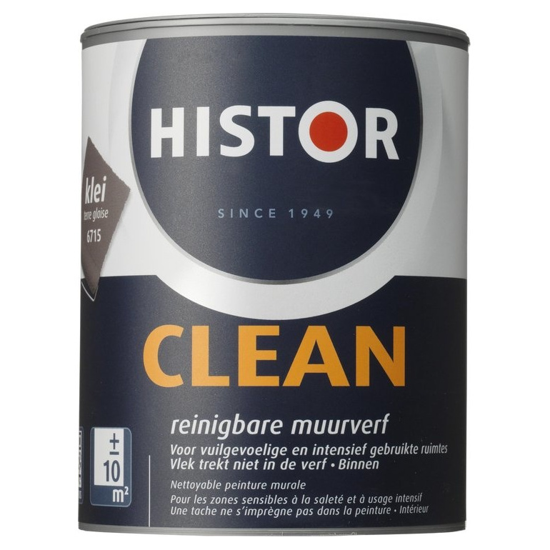 Histor Clean Muurverf - 1 liter - Klei