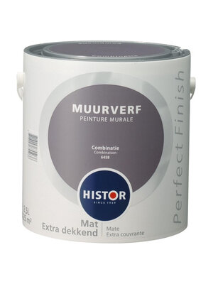 Histor Perfect Finish Muurverf Mat - Combinatie - 2,5 liter