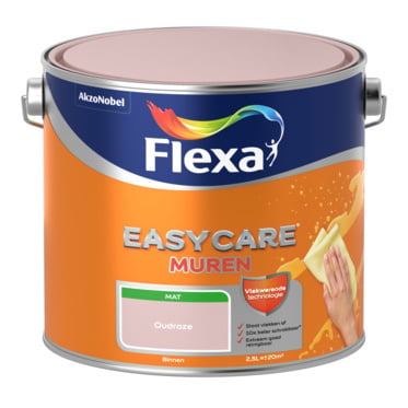 Flexa Easycare Muurverf Mat - Oudroze - 2,5 liter