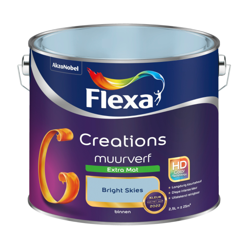 Flexa Creations Muurverf Extra Mat - Bright Skies