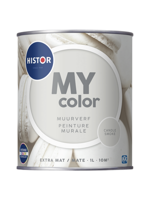Histor MY color Muurverf Extra Mat - Candle Smoke Histor MY color Muurverf Extra Mat - Candle Smoke