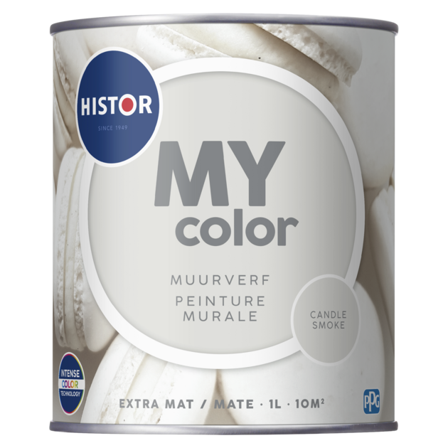 Histor MY color Muurverf Extra Mat - Candle Smoke