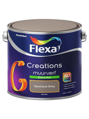 Flexa Creations Muurverf Extra Mat - Spacious Grey Flexa Creations Muurverf Extra Mat - Spacious Grey