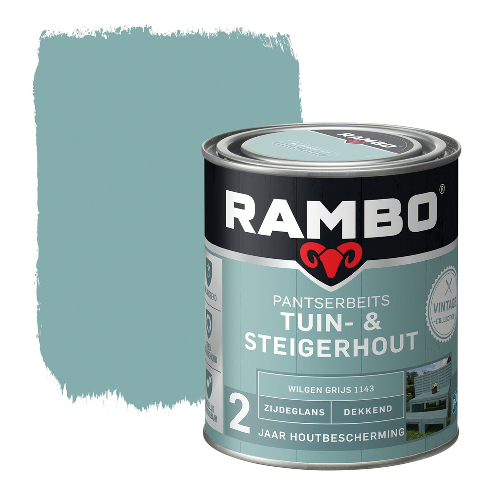 Rambo Tuin- & Steigerhout - Wilgen Grijs 1143