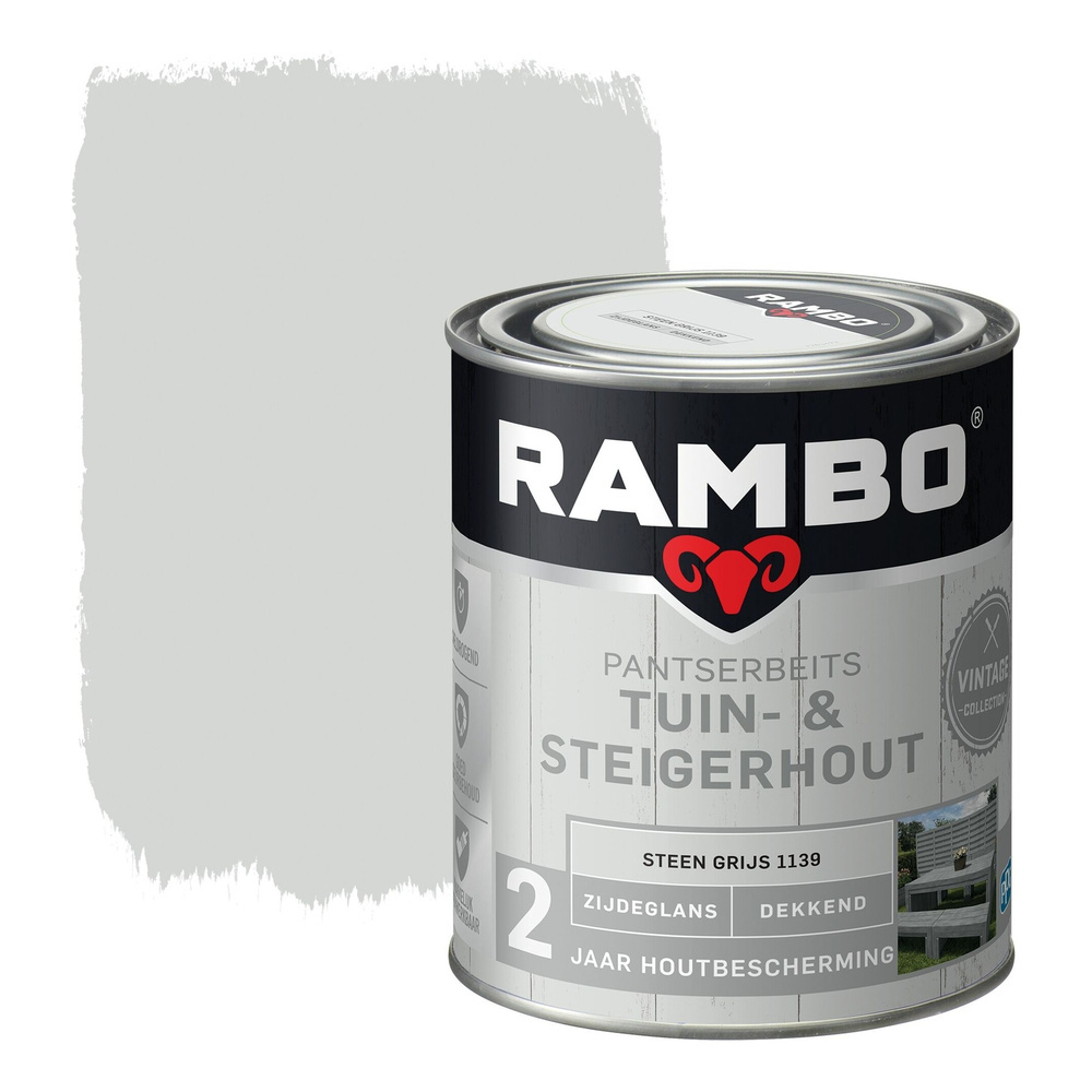 Rambo Tuin- & Steigerhout - Steen Grijs 1139