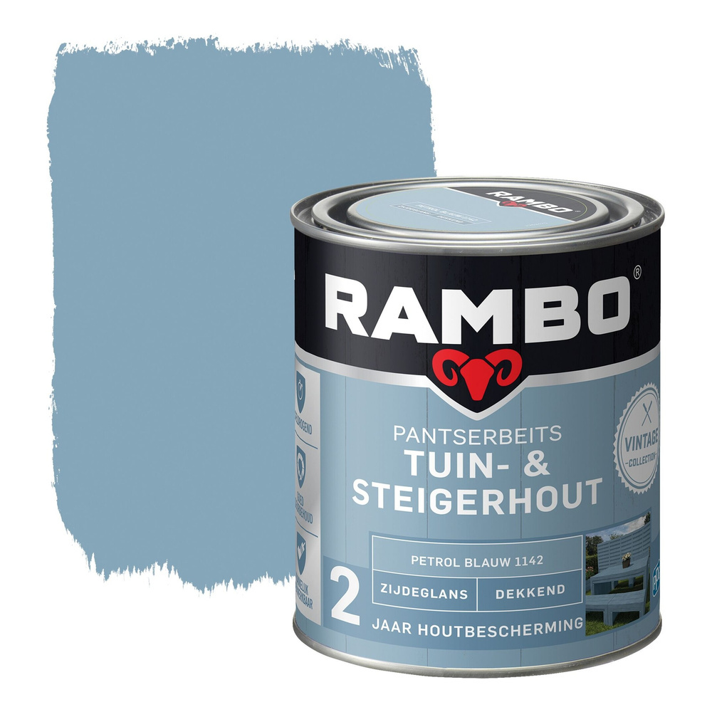Rambo Tuin- & Steigerhout - Petrol Blauw 1142
