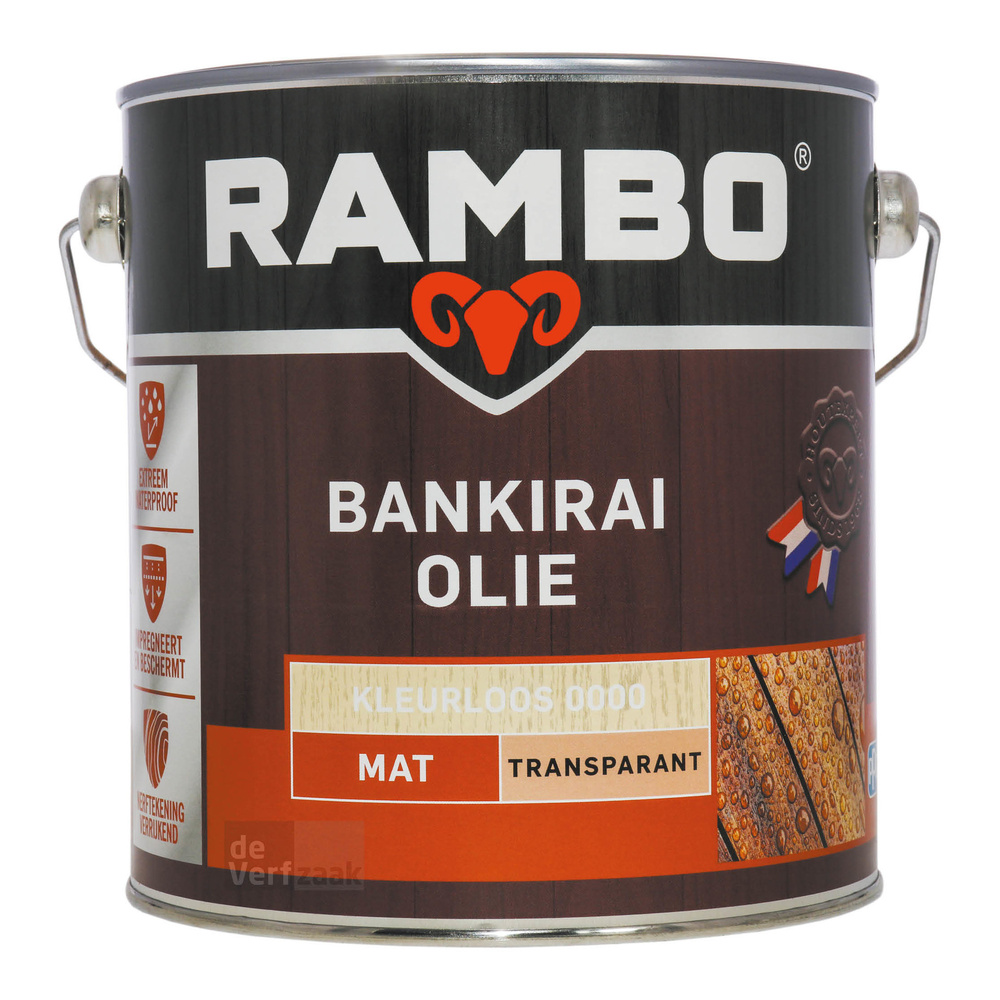 Rambo Bankirai Olie Transparant