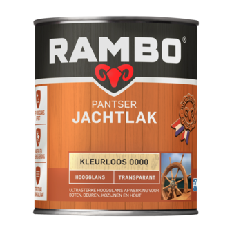 Rambo Pantser Jachtlak Transparant Hoogglans