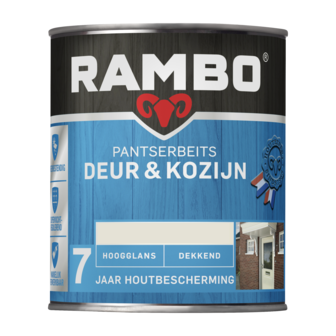 Rambo Pantserbeits Deur & Kozijn Hoogglans Dekkend 750 ml - Antraciet