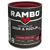 Rambo Pantserlak Deur & Kozijn Zijdeglans Dekkend - 750 ml Klassiek rood Rambo Pantserlak Deur & Kozijn Zijdeglans Dekkend - 750 ml Klassiek rood