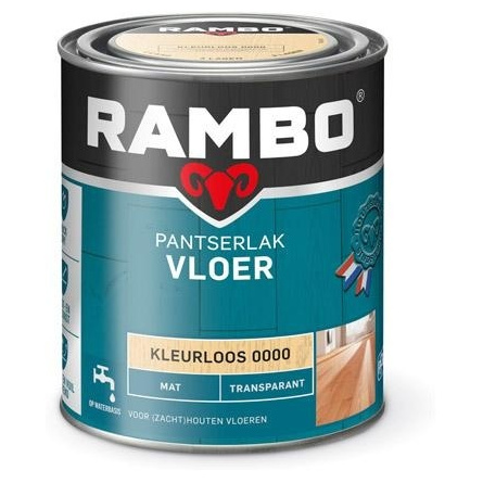 Rambo Pantserlak Vloer Transparant Mat - Blank