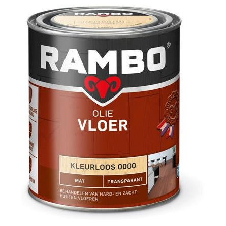 Rambo Vloer Olie Transparant Mat - Blank