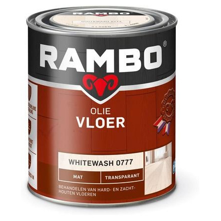 Rambo Vloer Olie Transparant Mat - 750 ml Whitewash