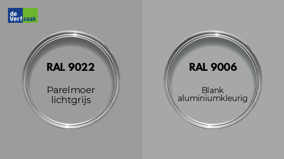 RAL 9022 vs RAL 9006