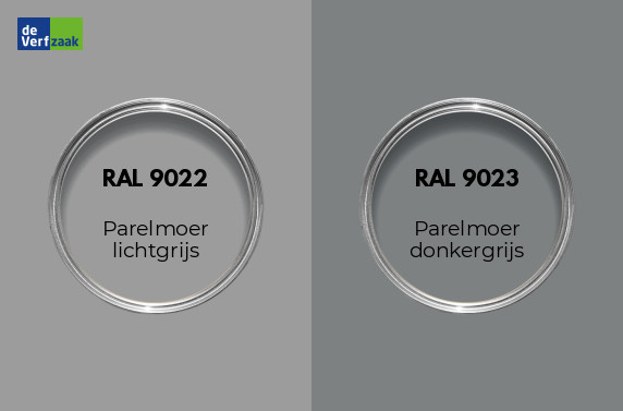 RAL 9022 vs RAL 9023