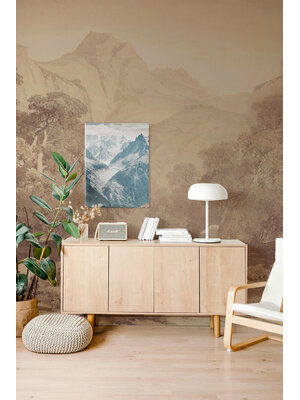 Annet Weelink Mountain Peaks Beige - Mat