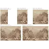 Annet Weelink Mountain Peaks Beige - Mat