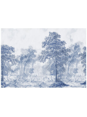 Annet Weelink Romantic Garden Blue - Mat