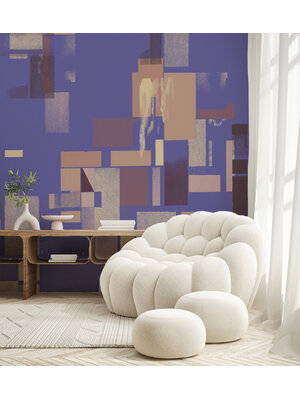 Annet Weelink Gold Bauhaus Blue