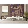 Annet Weelink Gold Bauhaus Aubergine