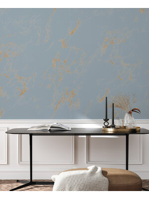 Annet Weelink Gold Marly Marble Sky