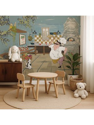 Annet Weelink Chef Italiano Teal - Mat