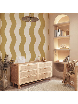 Annet Weelink Sway Stripe Ochre