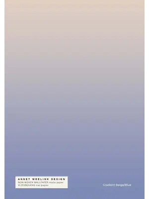 Annet Weelink Gradient Beige/ Blue 150x280cm