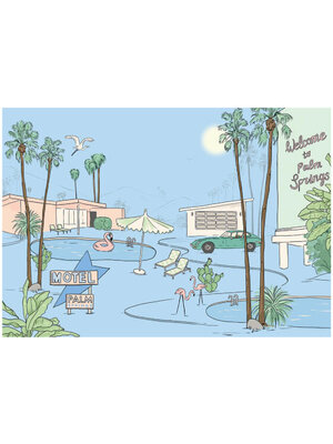 Annet Weelink Palm Springs Azure 150x280cm