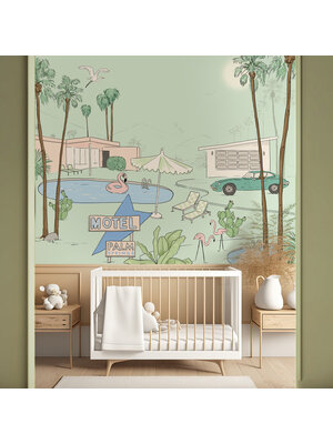 Annet Weelink Palm Springs Mint 150x280cm
