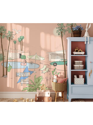 Annet Weelink Palm Springs Peach 150x280cm