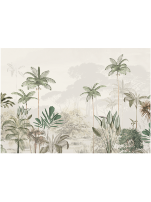 Annet Weelink Tropical Wilderness Beige/Green 150x280cm