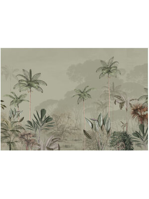 Annet Weelink Tropical Wilderness Green 150x280cm