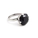 Krikor Zwarte ring Swarovski kristal