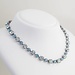 Krikor Licht blauw collier kristal