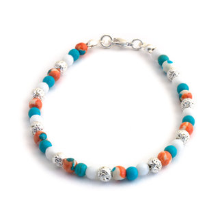 Aurora Patina Armband jaspis, turquoise en albast